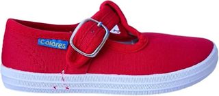 Zapatitos Pepito Lona Roja Bebé T-21