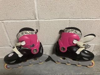 Patines en línea infantiles rosas
