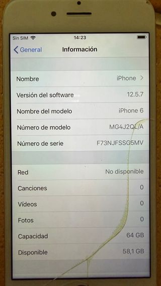 iPhone 6 64 GB Oro