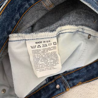 Jeans Baggy Levis Vintage Made in UK Donna 42 IT M