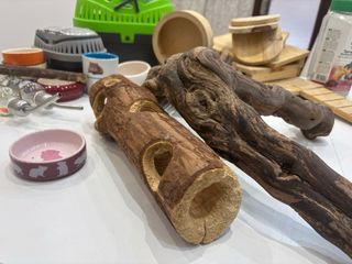 Jaula para roedores de madera