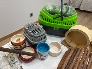 Jaula para roedores de madera