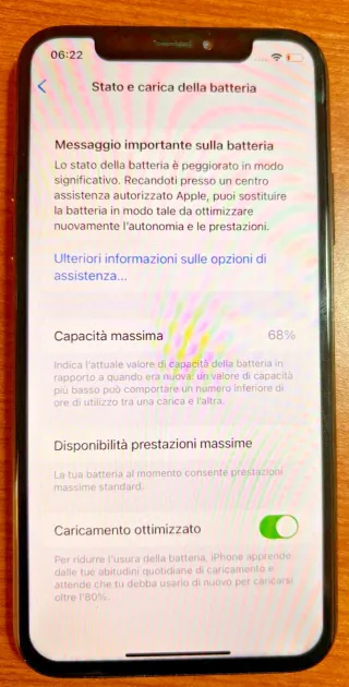 Apple iPhone X 64GB Argento
