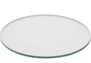 Tablero de cristal templado redondo