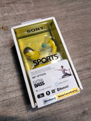 Sony WF-SP700N Auriculares deportivos amarillos