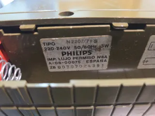 grabadora Philips de color verde