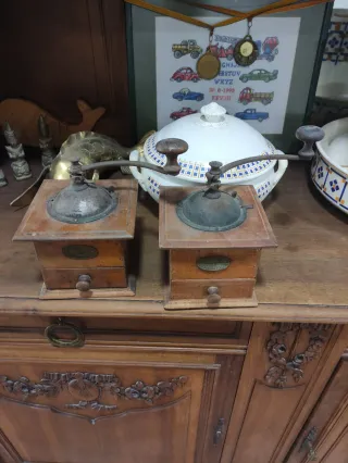 Molinillo de café antiguo madera venta por separad