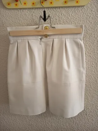 Falda Zara Blanca