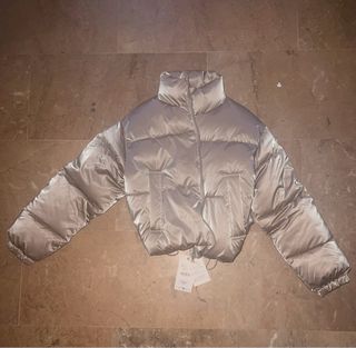 Anorak brillante dorado