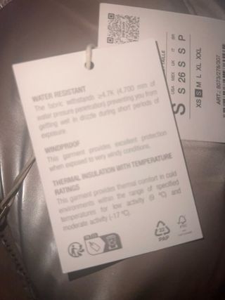 Anorak brillante dorado