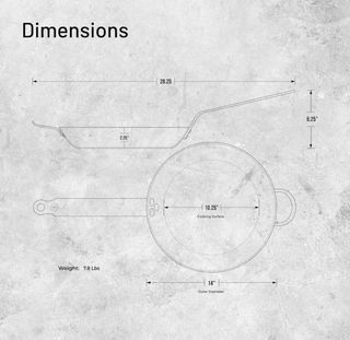 Sartén de hierro de Buyer Mineral B Element 36 cm