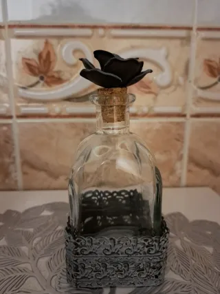 Juego de 3 botellas decorativas
