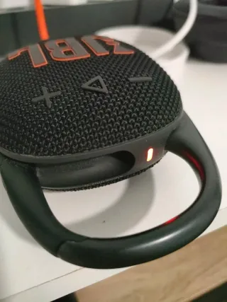 Altavoz JBL Clip 5 Original Negro/Naranja