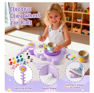 Torno Alfarería Infantil Arcilla