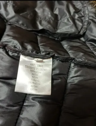 Giubbotto donna nero trapuntato