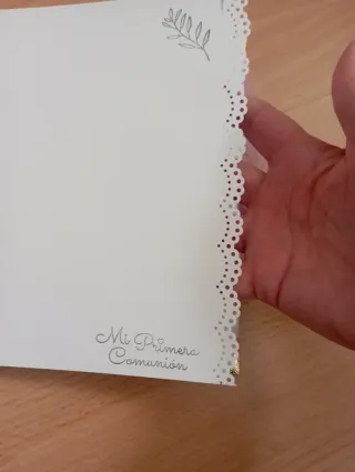 Álbum de Firmas Comunión Flores Rosas