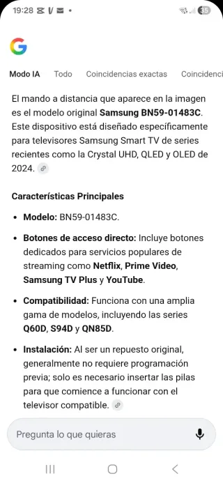 Mando Samsung BN59-01483C Universal