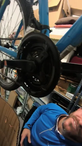 Bicicleta Barracuda Azul y Amarilla