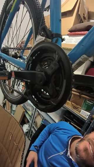 Bicicleta Barracuda Azul y Amarilla