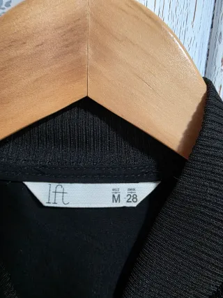 Cazadora Bomber Negra Talla M