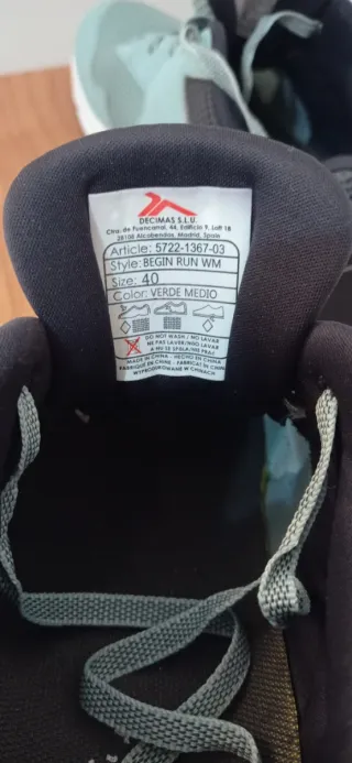 Zapatillas deportivas para mujer de talla 40