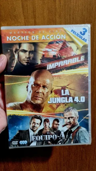 DVD Noche de Acción: 3 Películas