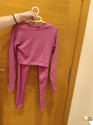 Conjunto deportivo 2 piezas rosa/morado