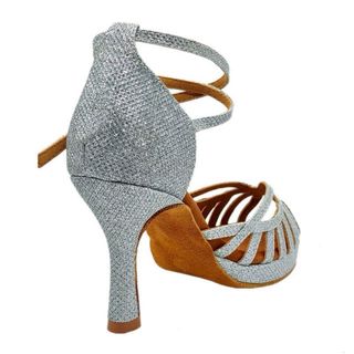 Zapatos de baile plateados