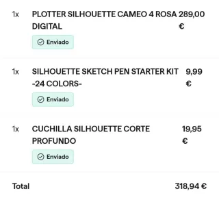 Silhouette Cameo 4 Rosa más accesorios