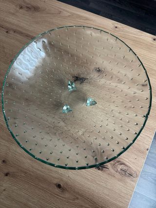 Bol grande o frutero de cristal