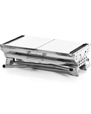 Barbecue Pieghevole Acciaio Inox