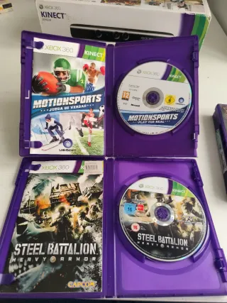 Lote Kinect Xbox 360 + 8 Juegos