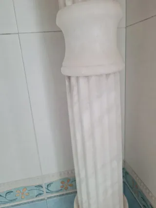 Pie columna mármol