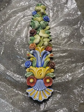 Figura decorativa floral para colgar