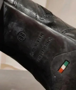 Stivaletti Nero Giardini n.38 neri