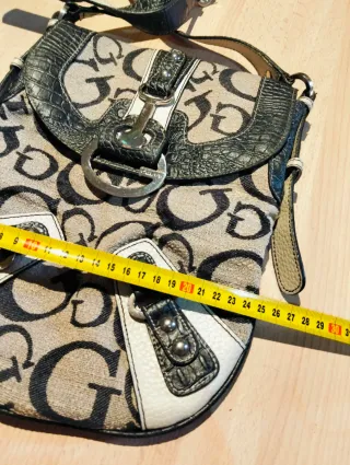 Bolso Guess Vintage Beige y Negro