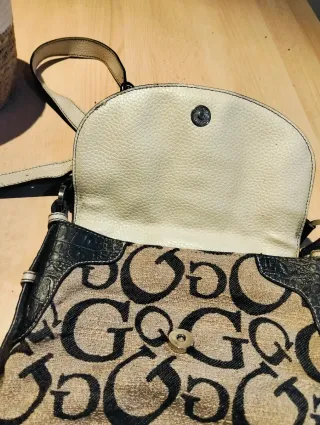 Bolso Guess Vintage Beige y Negro