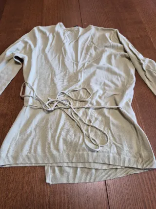 Maglia intrecciata verde