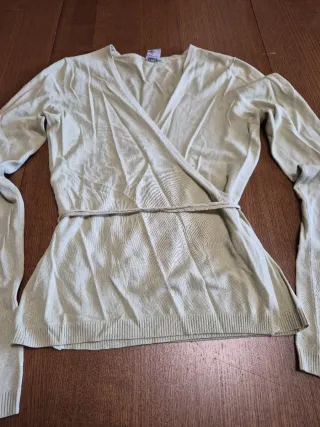 Maglia intrecciata verde