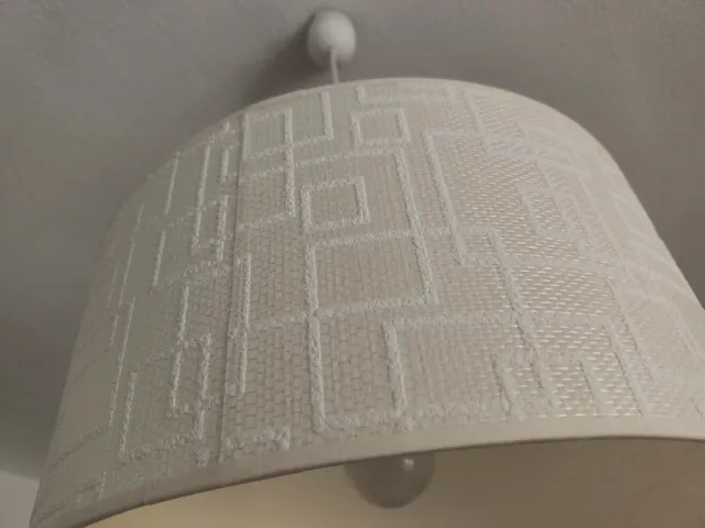 Lámpara de techo de ratán