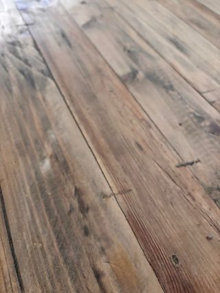 Mesa de centro Hannun Alenka madera y yute