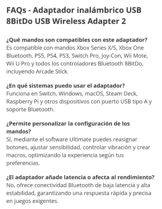 8BitDo USB Wireless Adapter 2