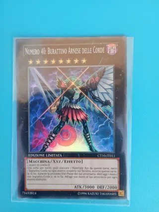 3 Carte Yu-Gi-Oh! Numero Burattino