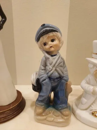 6 Figuras Porcelana Fina Antiguas, Artivmar