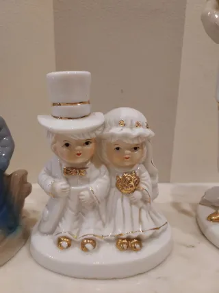 6 Figuras Porcelana Fina Antiguas, Artivmar