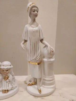 6 Figuras Porcelana Fina Antiguas, Artivmar