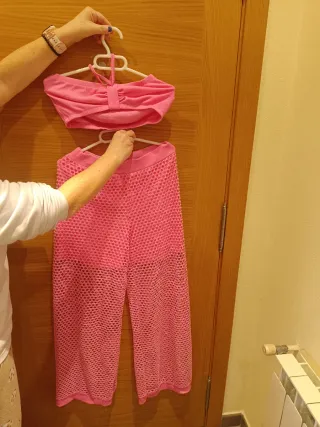 Conjunto de red rosa