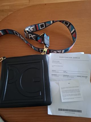 Bolso bandolera Purificación García negro