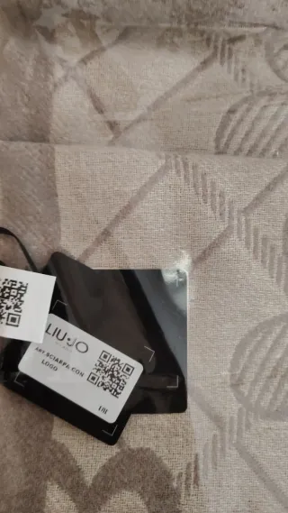 Foulard Liu Jo double face beige/marrone