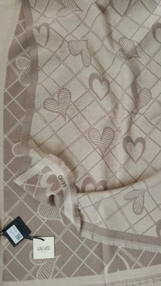 Foulard Liu Jo double face beige/marrone